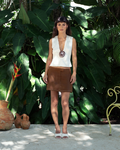 Cacao Mini Skirt